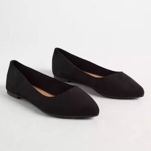 Torrid Black Suede Flats